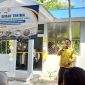 Caption: Manager PT Mitra Stania Prima, Suyudi saat memberikan sambutan di acara peresmian Posyandu
