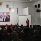 Caption: Reses Anggota DPR RIZ Rudianto Tjen di Gedung Serba Guna Kecamatan Namang, Kamis (23/10) malam, Foto: Renaldi